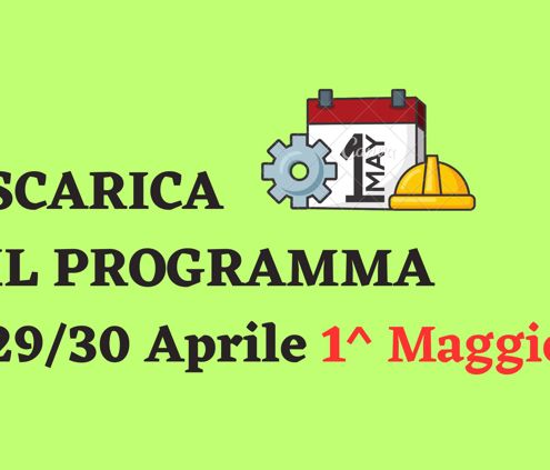 29 aprile primo maggio