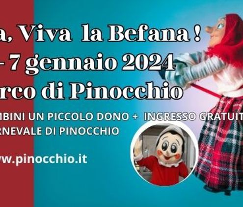 befana con pinocchio