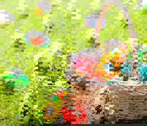 caccia alle uova al parco di pinocchio