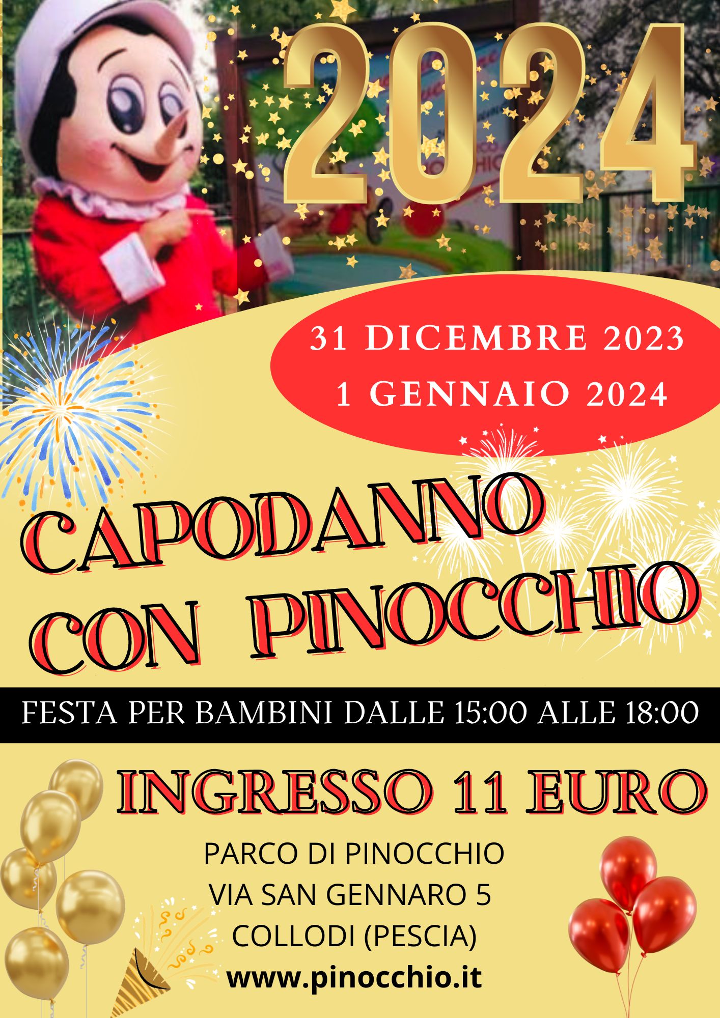 CAPODANNO CON PINOCCHIO