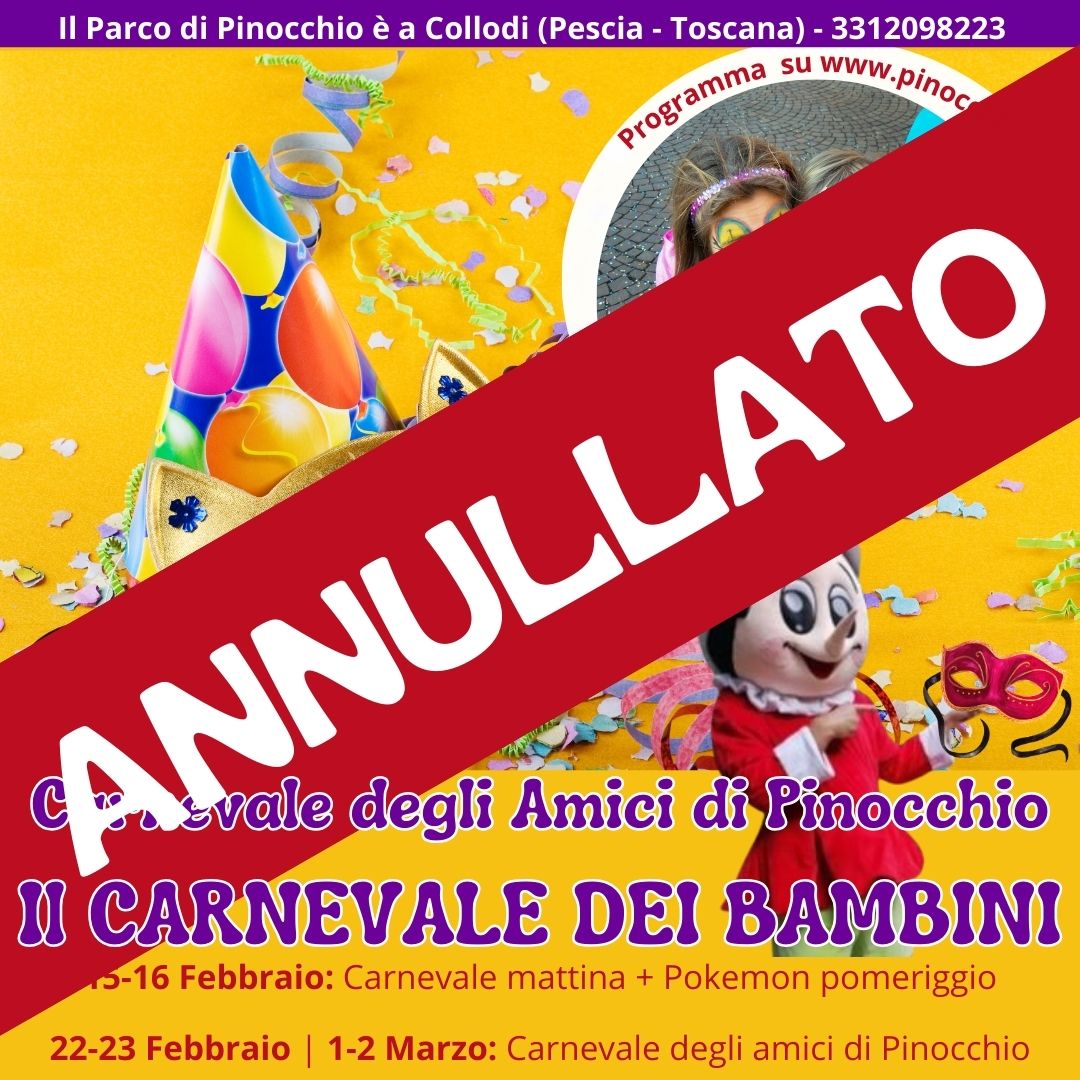 carnevale annullato