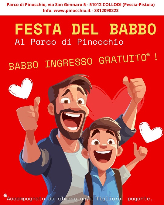 Celebriamo così la Festa del Babbo al Parco di Pinocchio