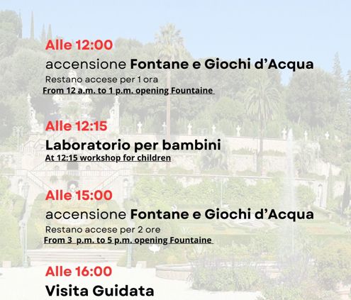 Giardino garzoni attività