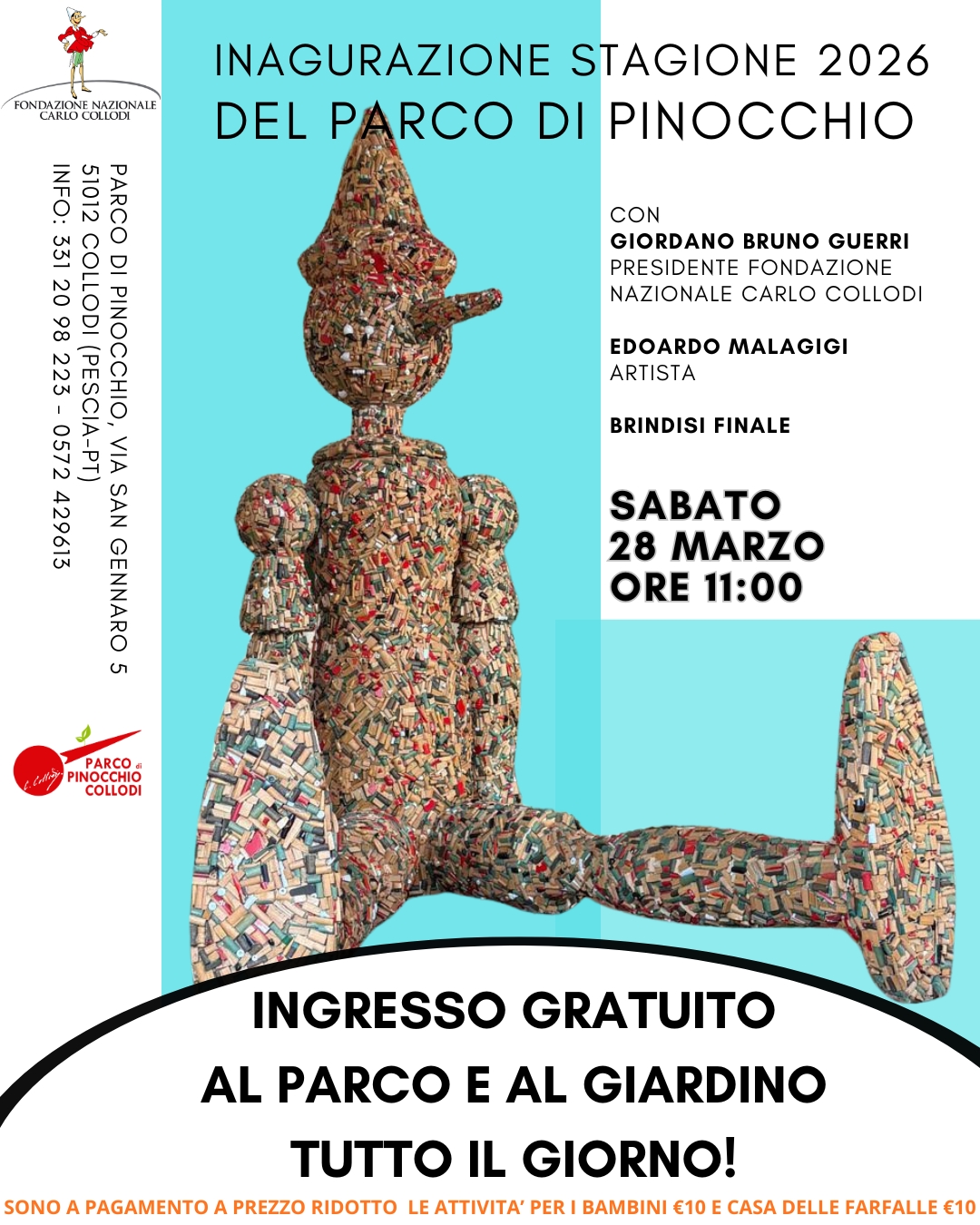 ingresso gratis 28 marzo