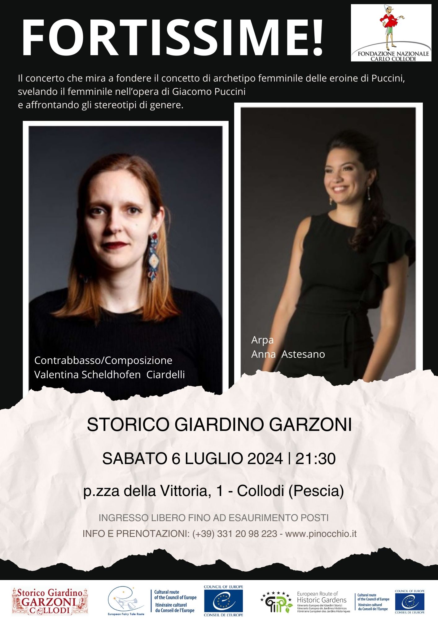 Puccini di scena al giardino Garzoni